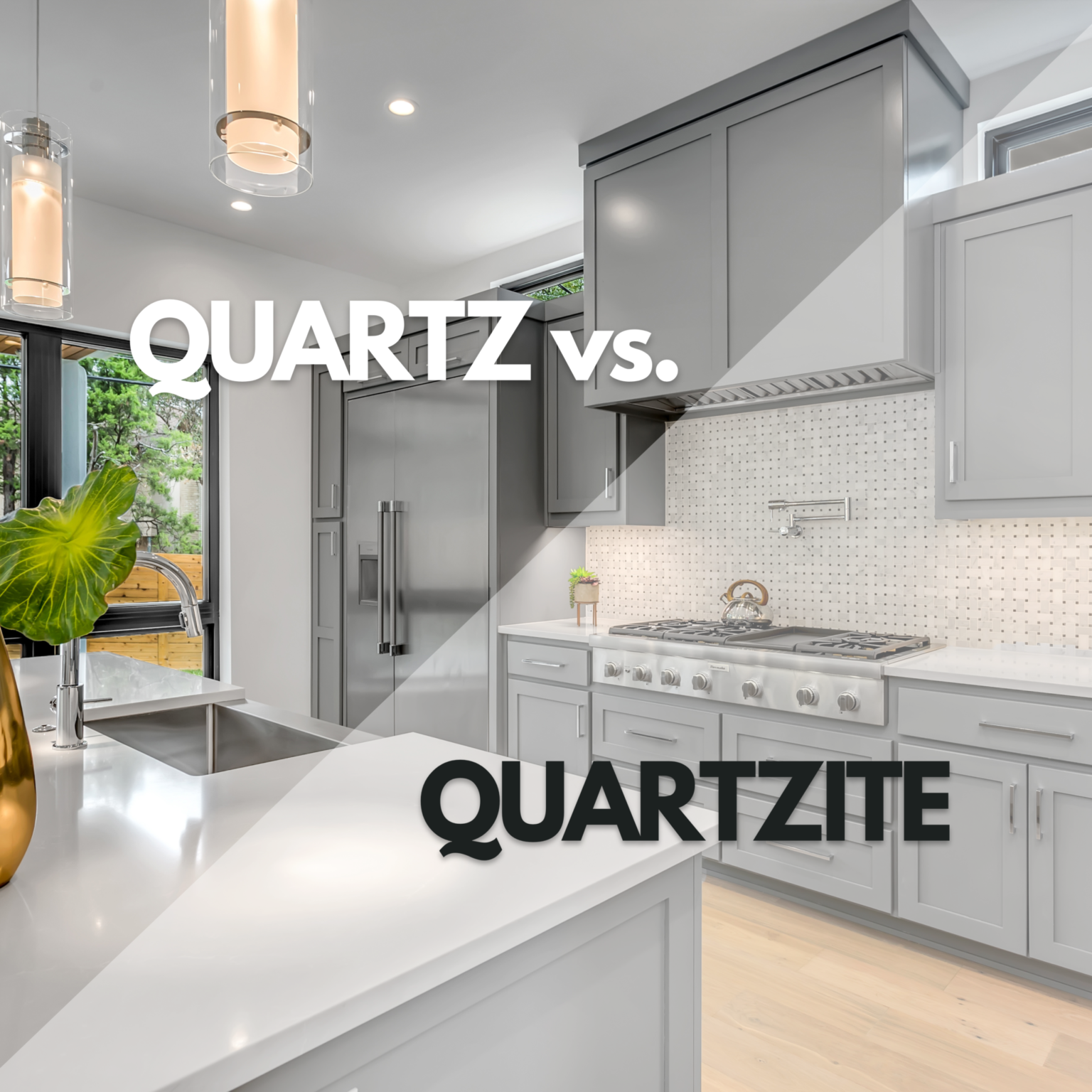 Quartz vs. Quartzite Countertops - Floform