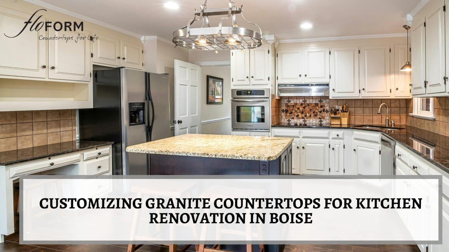 Granite countertops for kitchen renovation in Boise