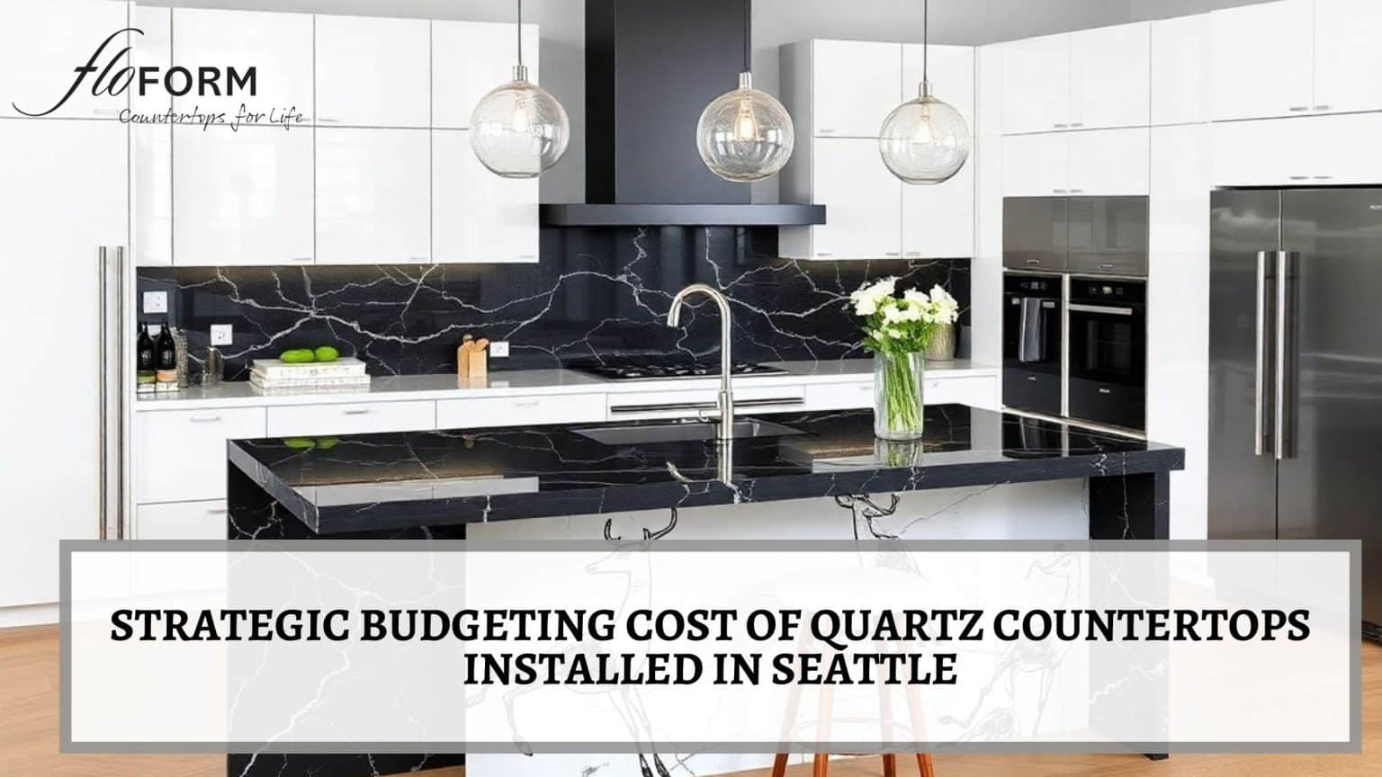 Cost of quartz countertops installed in Seattle