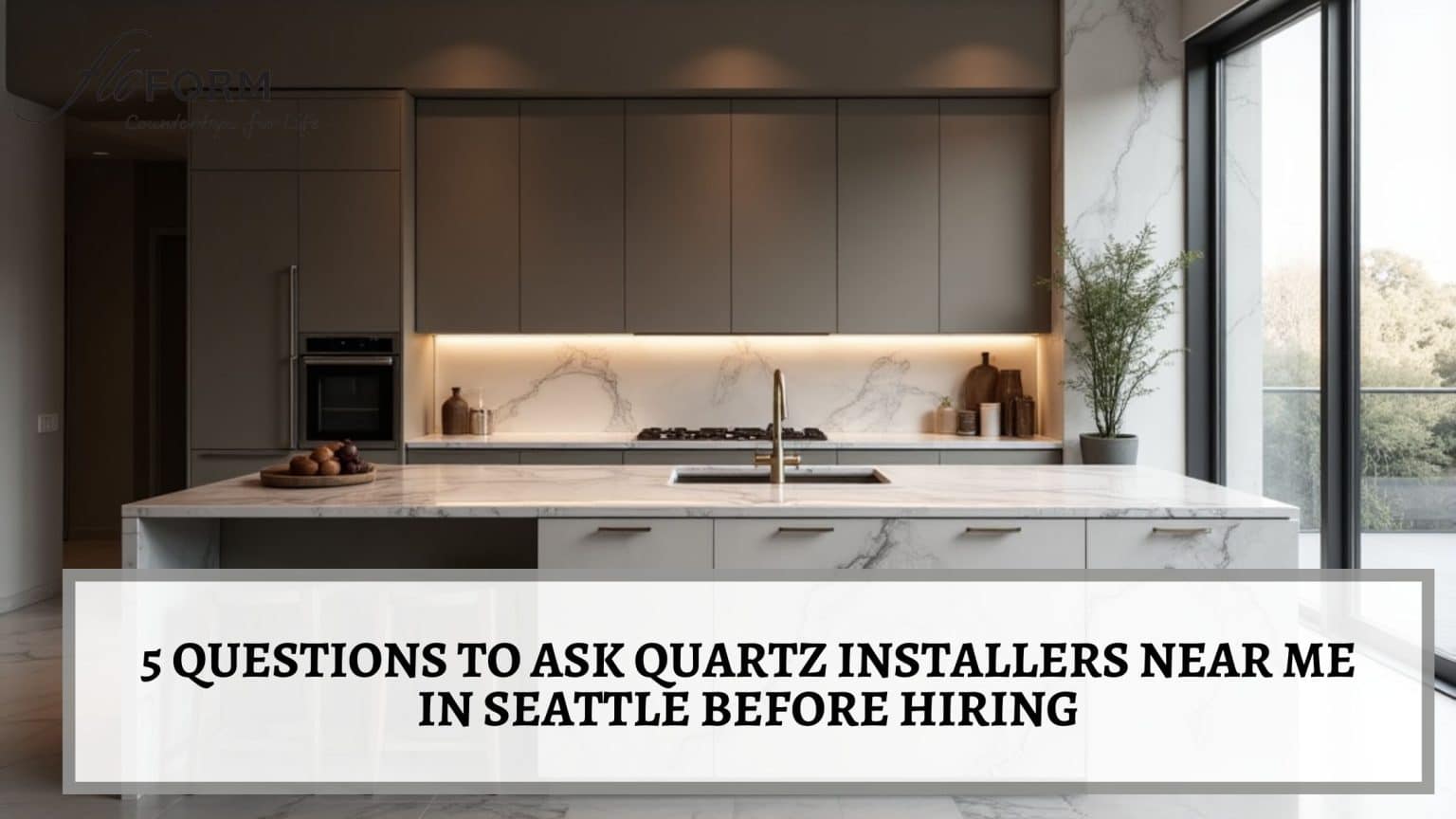 Quartz installers near me in Seattle