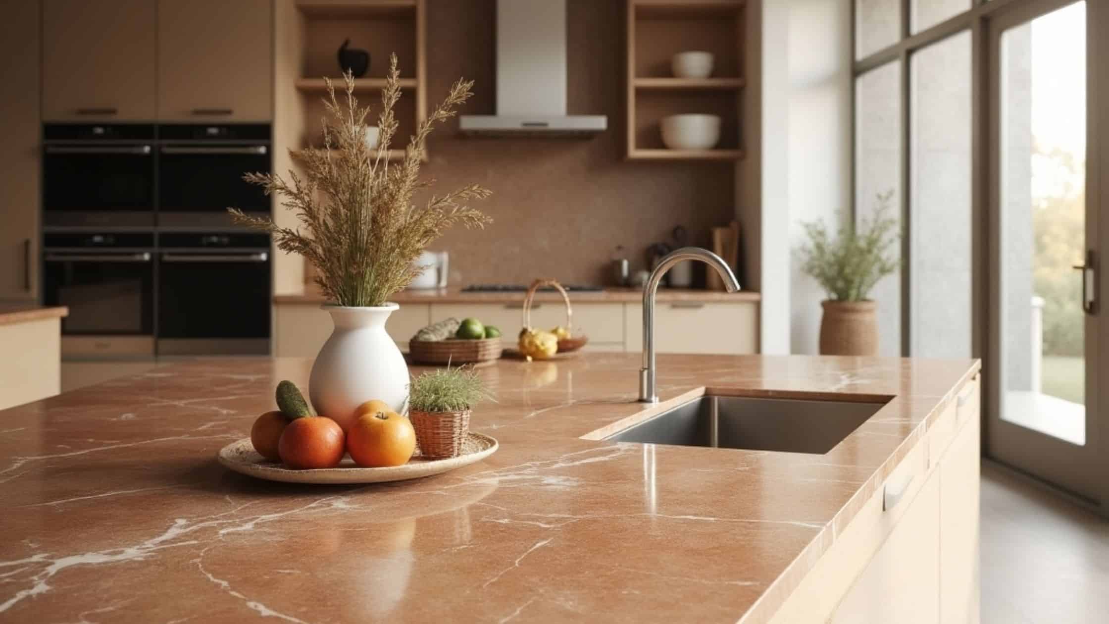 Quartz kitchen countertops in Portland