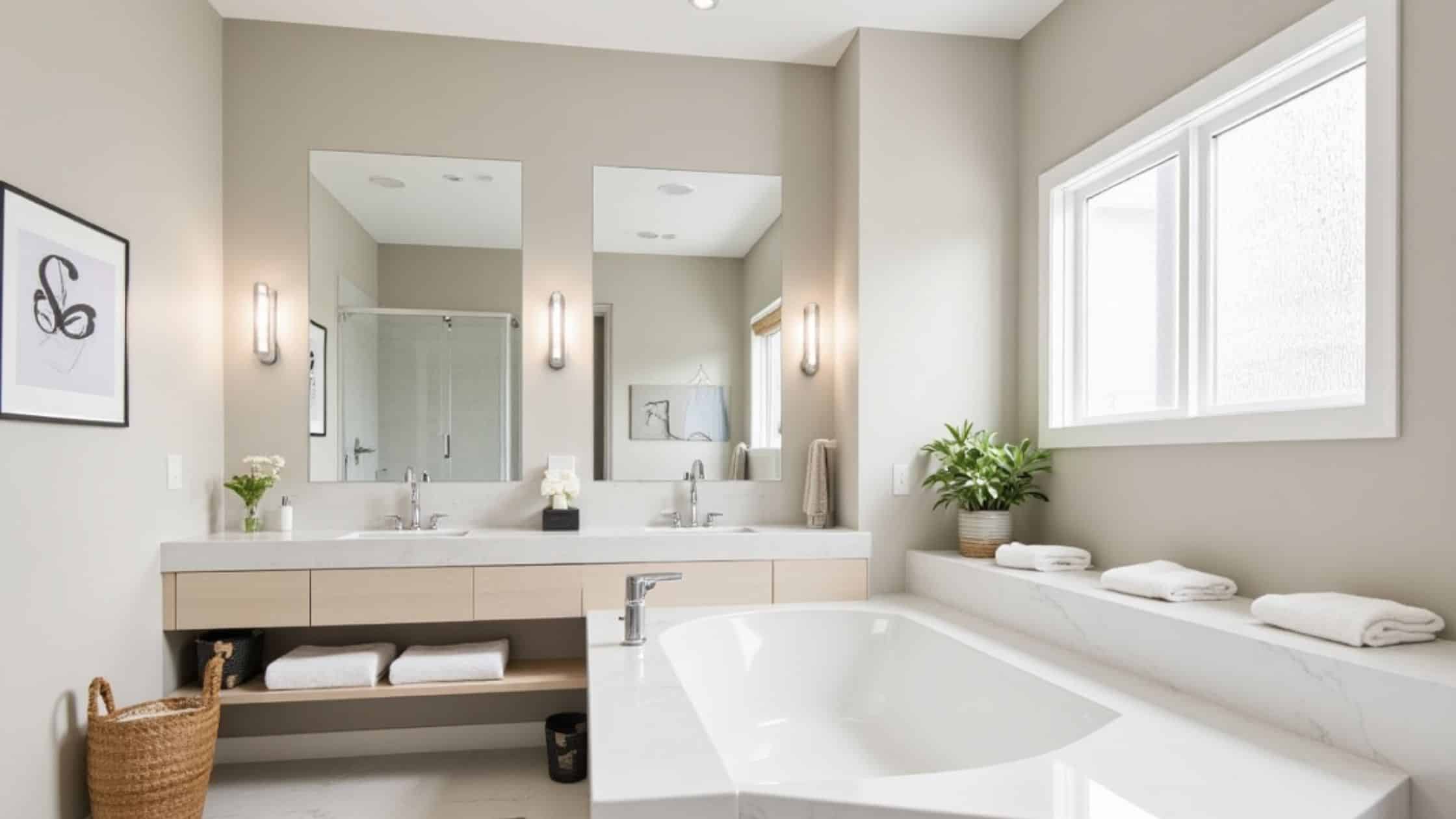 Quartz bathroom countertops in Boise Quartz bathroom countertops in Boise