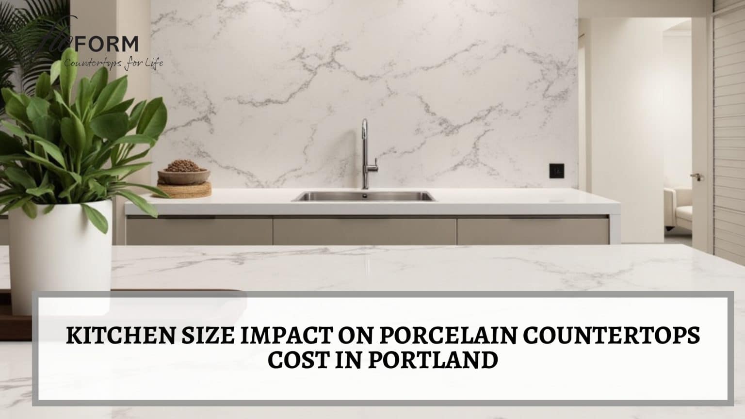 Porcelain countertops cost in Portland