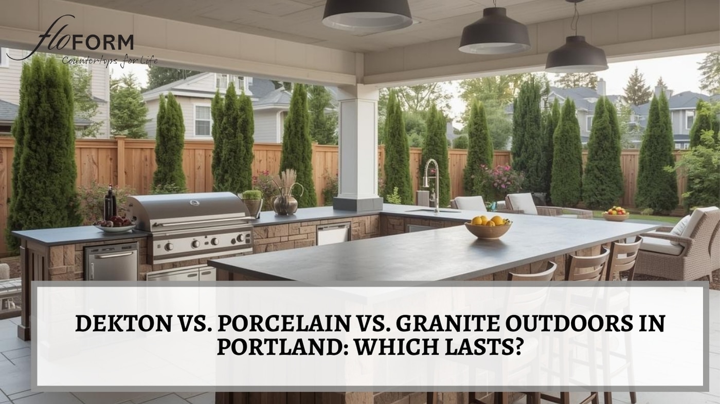 dekton vs porcelain vs granite outdoors