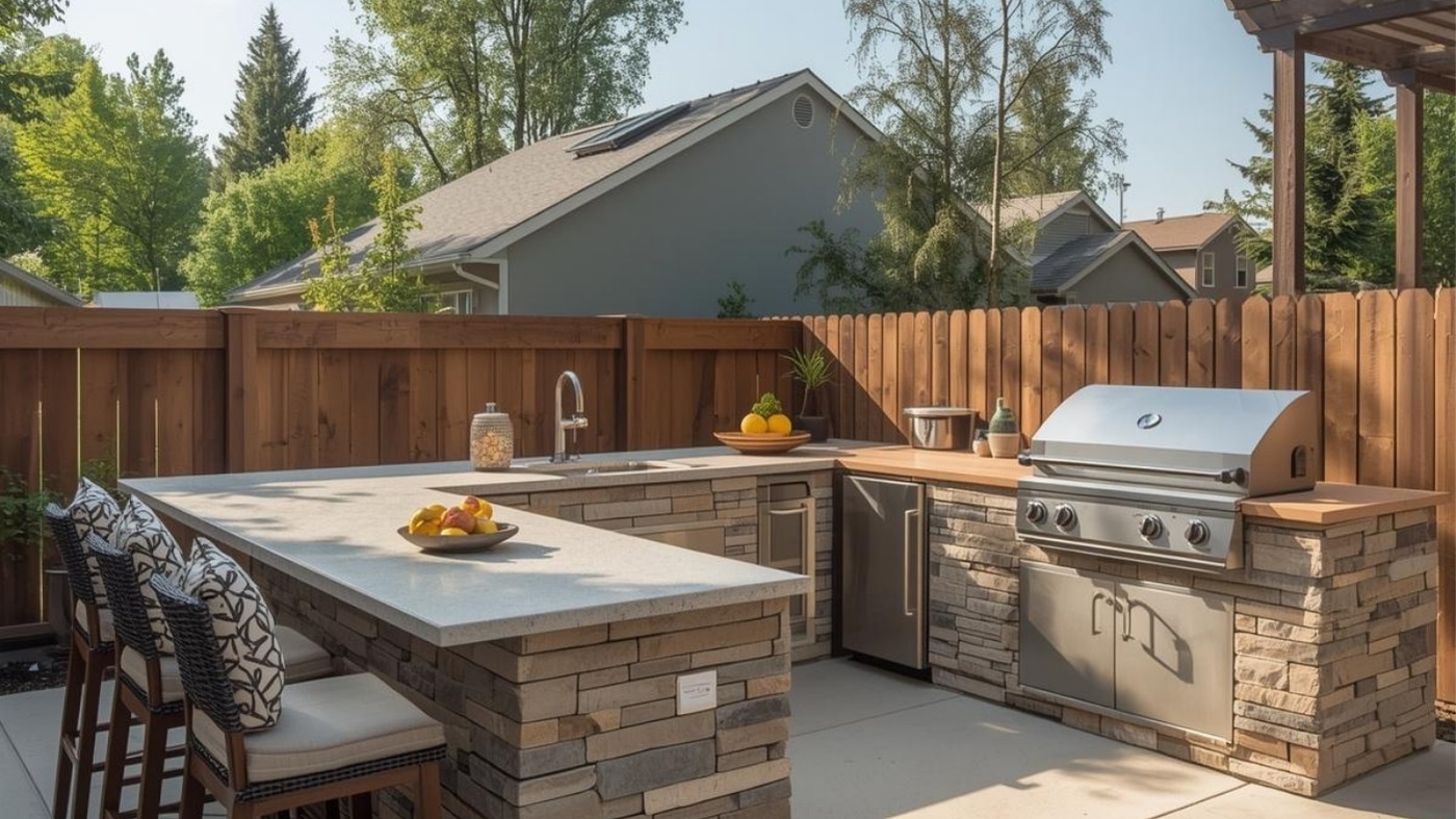 outdoor kitchen countertops Boise