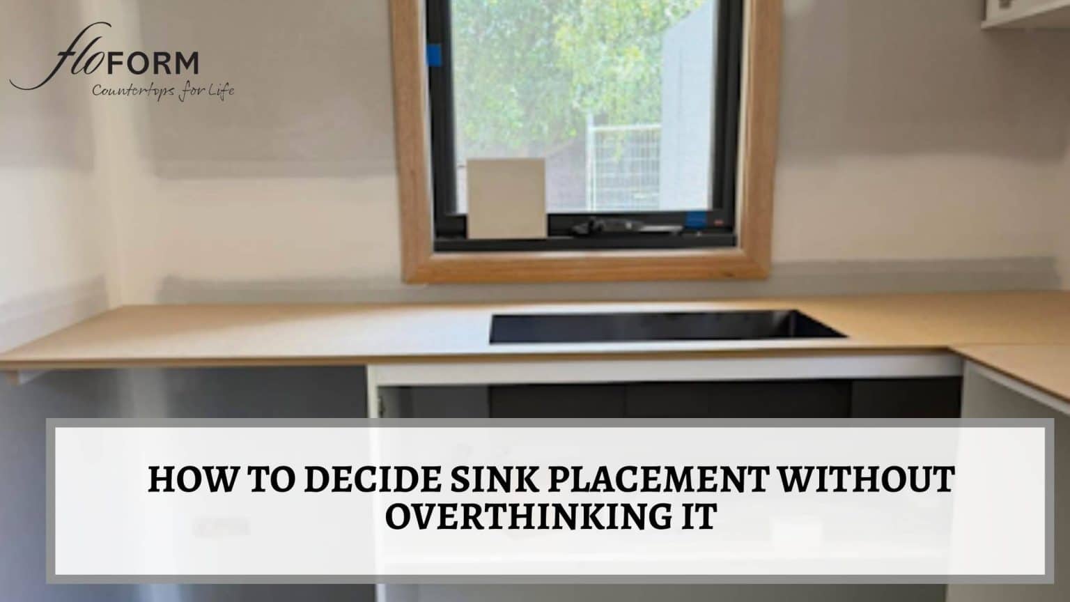 sink placement ideas