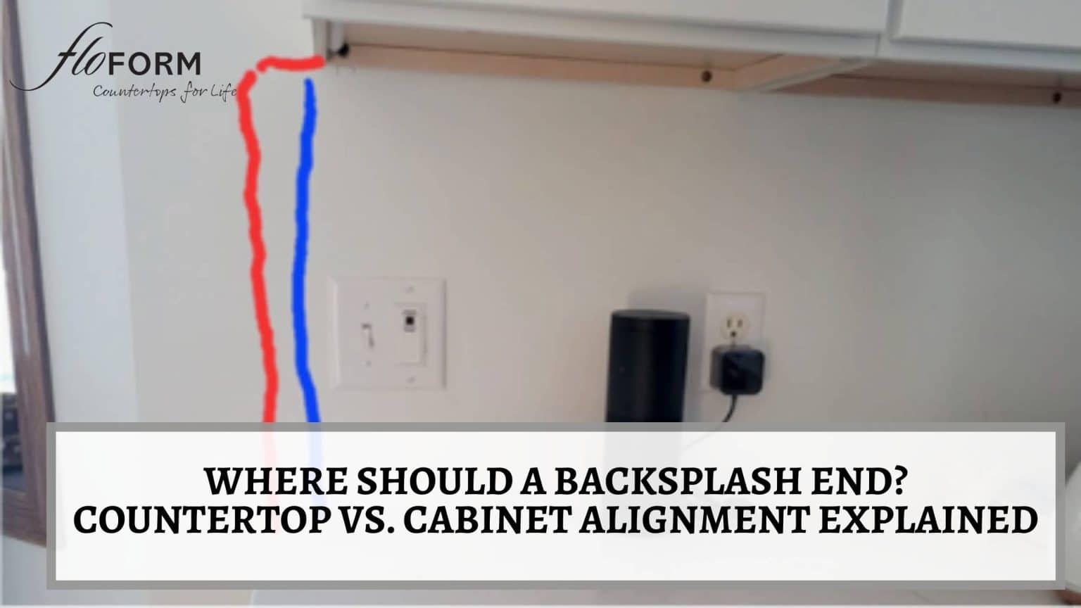 backsplash alignment
