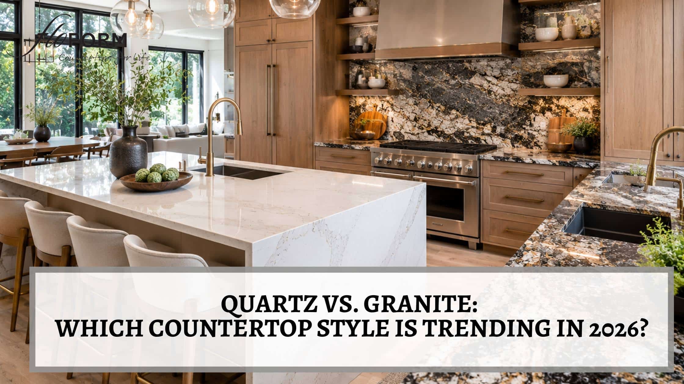 quartz vs granite countertops