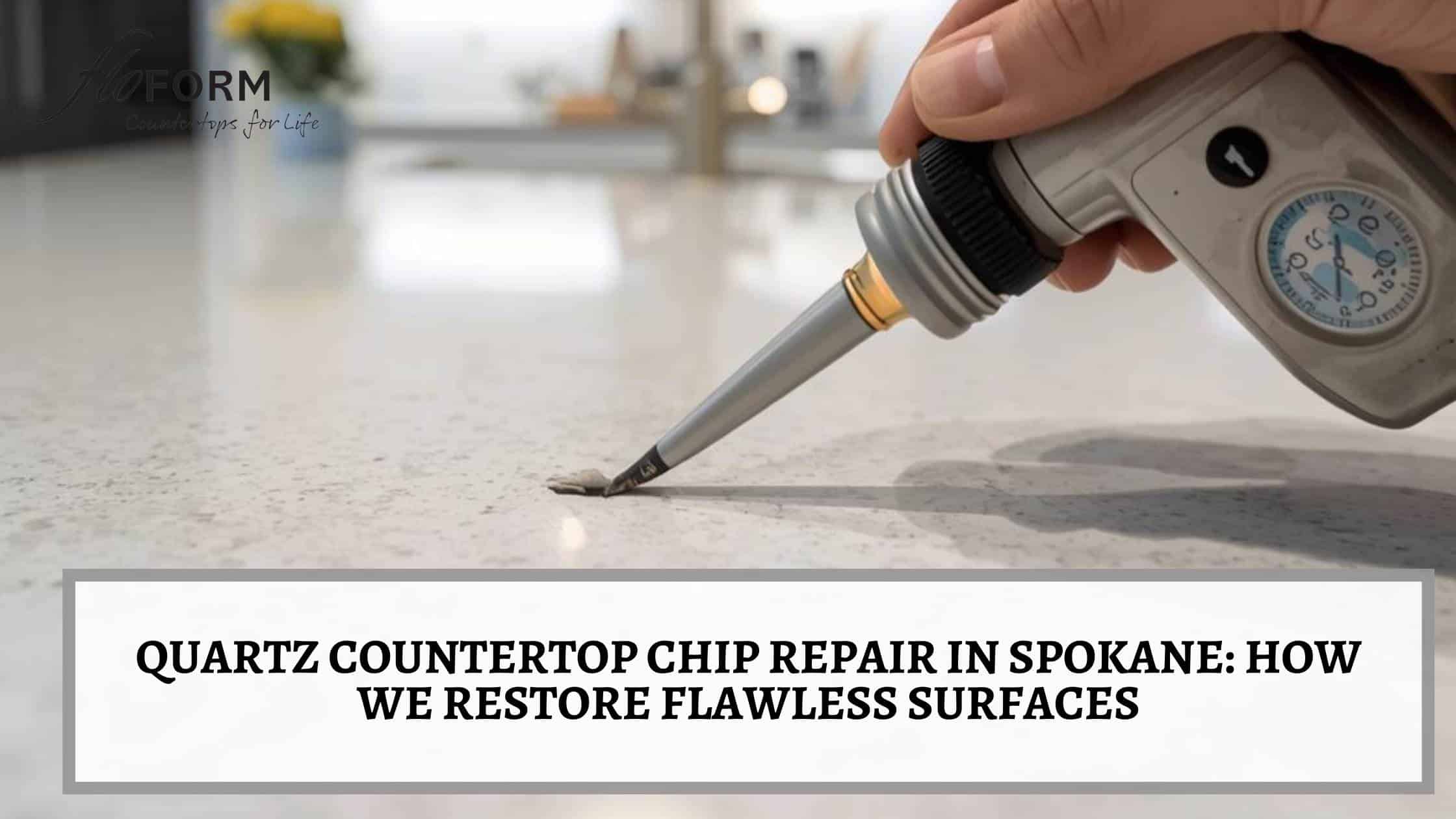 repair chip in quartz countertop Spokane