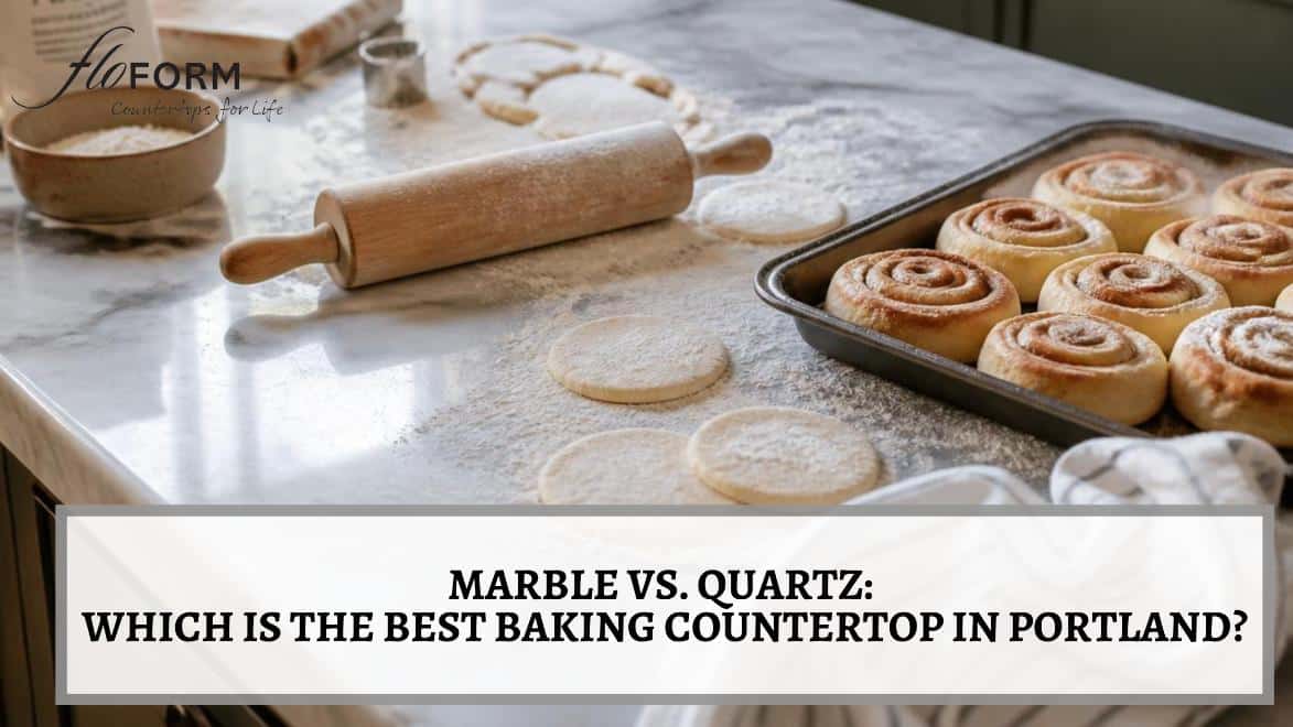 best countertop for baking marble vs quartz Portland